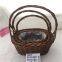 Customized Color Wicker Basket Rectangular Shape Picnic Basket Hamper