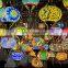 Wholesale Hanging glass chandeliers light Turkish Moroccan Pendant Light Handmade Mosaic Glass Lamps