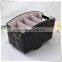 360 degrees rotatable faux leather remote control organizer caddy