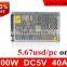 Guangzhou factory smps good quality single output constant voltage 150w 5v switching power supply for LED display screen