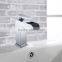 Waterfall Chrome Surface Finishing Hot and Cold Basin Mixer Tap