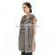 Long Style 2015 Luxurious Whole Hide Big Bar Fox Fur Vest
