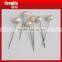 Decorative 17mm Pearl Silver Color Round Ball Head Hijab Pin