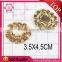2015 Popular Rhinestone Shoe Ornaments Clip, Oval Shape in Customize