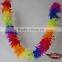 Wholesale Feather Suppliers 80g 72" Fashionable Multicolored Rainbow Feather Boa