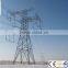 Electric 220kv 132kv 66 kv transmission steel tower