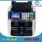 Good Two-pocket currency sorter/mix denomination money discriminator/counterfeit note detector/cash counter/bill sorting machine