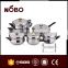 Baketile Handle Induction Bottom Stainless Steel 12pcs Cookware Set