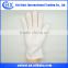 New arrival 2014 white polyester/acylic yarn and pvc safety glove,nylon parade gloves