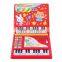 whole sale OEM customer size plastic educational toy keyboard music instrument for kids sound book