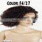 Kinky Curl Grade 5A Virgin Brazilian Glueless Lace Front Wig