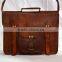 Real Leather Vintage Messenger Bag Shoulder Cross Body Bag Genuine Leather Briefcase Satchel Sling Bag