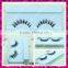 Human hair strip false eyelashes with hand made