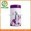 metal material round tea tin can /tin container