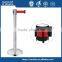 Stanchion Queue Barrier Pole Finish Line Stands Retractable Metal Poles