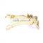 fashionable butterfly shape alloy enamel crystal hair clip