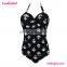 Women's Halter High Waist Retro Bikini Sets Swimwear Bathing Suit