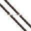 2mm Black Zinc Alloy Lobster Clasp Silk Cord Necklace