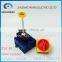 Isolator switch YMD11-25B 4P 690V with padlock aluminum pole 25A emergency stop on-off operation outside electrical cabinet