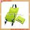 Colorful easy foldable shopping oxford trolley bag