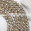 simple design Crystal round Bead chain
