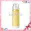New product high quality manufacture glass baby feeding bottle with thermometer
