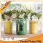 Custom Made Decorative Glass Mason Jar Vase For Wedding