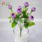 7 heads camellia bud flower high quality fake small camellia rose