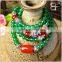 Multi-Strands Natural Green Agate Buddhist Prayer Mala Beads Wrap Necklace Bracelet