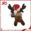 Hot selling plush toy Christmas deer, stuffed plush deer Christmas animal toy