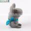 Cute gray Mouse Shaped Plastic Coin Saving Bank/Kids Animal Shaped Plastic Coin Banks/OEM Plastic Coin Bank Made in China