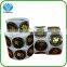Fancy design adhesive art paper gold hot stamping label
