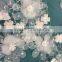 NEW FASHION TULLE EMBROIDERY BEADED APPLIQUE FABRIC