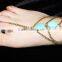 Boho Turquoise Bead BAREFOOT SANDAL BEACH JEWELRY ANKLET FOOT TOE RING Bracelet