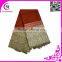 high quality guipure lace with orange african lace CCL0186 for wholesales guipure lace trim