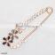 Fashion Cheap Crystal Key Brooch Women Wedding Brooch