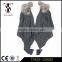 faux fur lined knitted shawl evening dress cape customized barber scarves