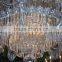 530-10 English Regency Style 15-Light Crystal Chandelier