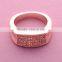 >>>2016 YIWU T&J new Korean style women girl fashion rings for couples gold plated rhinestone crystal rings for women/