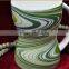 creative fashion siple retro cambered colour ceramic mug for gift and decoration