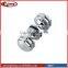 Solid back to back 2 sides glass door knob puller available in brass and stanless steel or aluminium without lock
