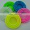 wholesale cheap affordable candy color heat resistance folding silicone cup