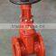 Cast iron / ductile iron gate valve drawing for fire fighting