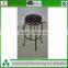 CIFF antique finish Metal Swivel Height Bar Stools