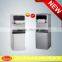Compressor vertical stand bottled water dispenser with hot and cold taps