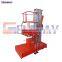 Best price 6m aerial scissor work platform hydraulic mobile man lift with good quality