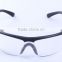 Durable plastic safty glasses with black frame