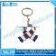 New engraved floating cheap thin metal key chain factory