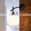 Study bedroom berth lamp corridor hallway Nordic lens headlight ancient American country single head lighting