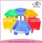 Nursery school table colorful CE grade plastic sandbox for kids